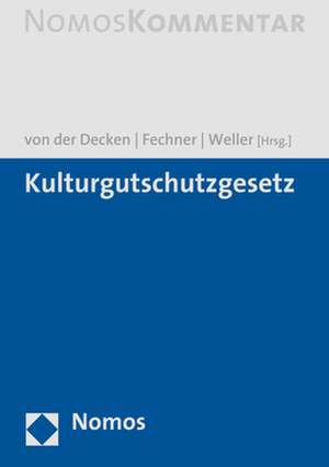 Kulturgutschutzgesetz de Kerstin von der Decken