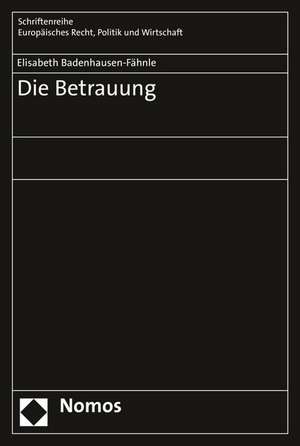 Die Betrauung de Elisabeth Badenhausen-Fähnle