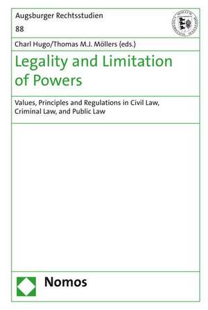 Legality and Limitation of Powers de Charl Hugo