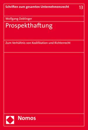 Prospekthaftung de Wolfgang Doblinger