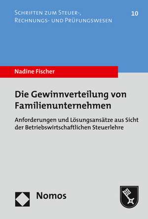 Die Gewinnverteilung von Familienunternehmen de Nadine Fischer