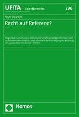 Recht auf Referenz? de Sibel Kocatepe