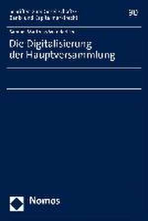 Die Digitalisierung der Hauptversammlung de Samuel Matthias Wunderlich