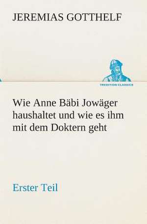 Wie Anne Babi Jowager Haushaltet Und Wie Es Ihm Mit Dem Doktern Geht: I El Loco de Bedlam de Jeremias Gotthelf