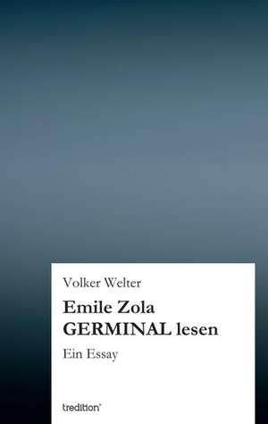 Emile Zola Germinal Lesen: Overrompeling Eener Plantage de Volker Welter