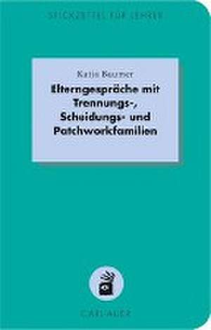 Elterngespräche mit Trennungs-, Scheidungs- und Patchworkfamilien de Katja Baumer