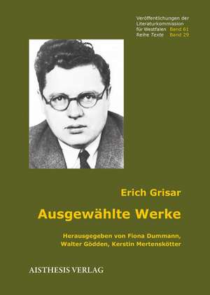 Ausgewählte Werke de Erich Grisar