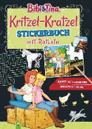 Bibi & Tina: Kritzel-Kratzel Stickerbuch mit Rätseln de Schwager & Steinlein Verlag