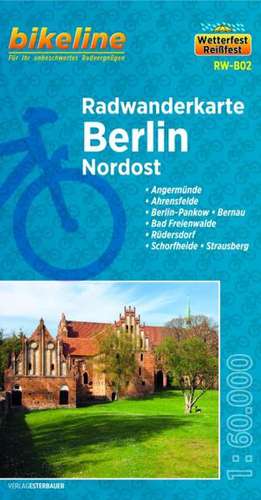 Bikeline Radwanderkarte Berlin Nordost 1 : 60 000 de Esterbauer Verlag