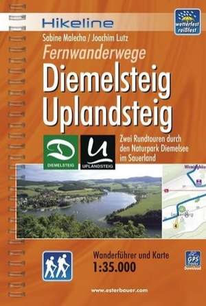 Hikeline Wanderführer Fernwanderwege Diemelsteig Uplandsteig de Sabine Malecha