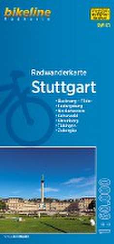 Bikeline Radwanderkarte Stuttgart 1 : 60 000 de Esterbauer Verlag