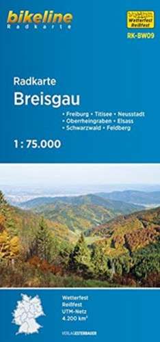 Radkarte Breisgau (RK-BW09) 1:75.000 de Esterbauer Verlag