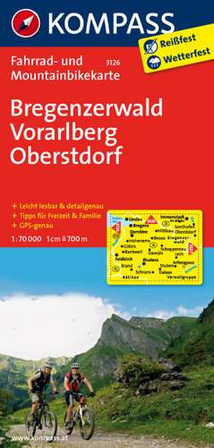 Bregenzerwald - Vorarlberg - Oberstdorf 1 : 70 000