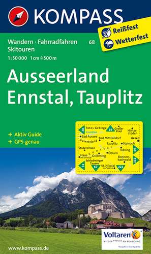 Ausseerland - Ennstal - Tauplitz 1 : 50 000 de KOMPASS-Karten GmbH