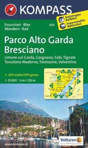 Parco Alto Garda - Bresciano 1 : 25 000 de KOMPASS-Karten GmbH