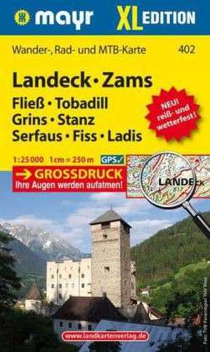 Landeck - Zams XL 1 : 25 000