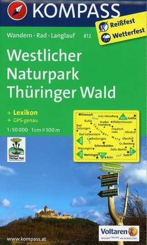 Westlicher Naturpark Thüringer Wald 1 : 50 000