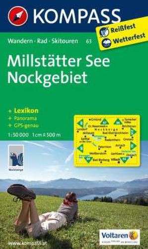 Millstätter See / Nockgebiet 1 : 50 000 de Kompass-Karten Gmbh