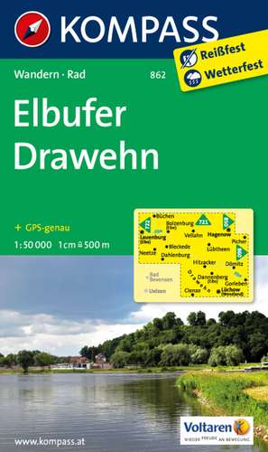 Elbufer - Drawehn - Wendland 1 : 50 000