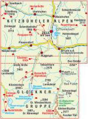 Zell am See - Kaprun XL 1 : 25 000 de KOMPASS-Karten GmbH