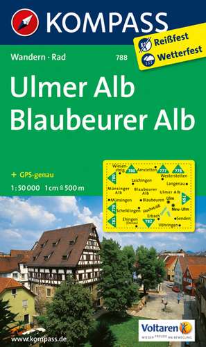 Ulmer Alb - Blaubeurer Alb 1 : 50 000