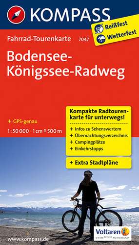 Bodensee-Königssee-Radweg 1 : 50 000