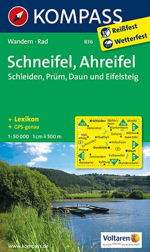 Schneifel - Ahreifel - Schleiden - Prüm - Daun - Eifelsteig 1 : 50 000