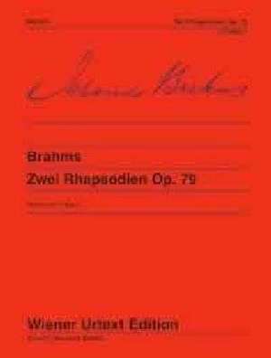 Zwei Rhapsodien de Johannes Brahms