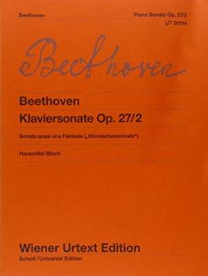 Klaviersonate Op. 27/2 de Ludwig van Beethoven