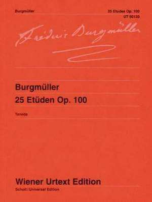 25 Etüden de Friedrich Burgmüller