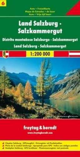 FuB Österreich 06 Land Salzburg - Salzkammergut 1 : 200 000