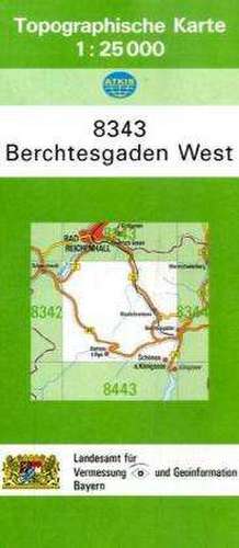 Berchtesgaden West 1 : 25 000