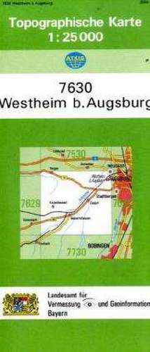 Westheim bei Augsburg 1 : 25 000