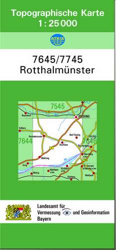 Rotthalmünster 1 : 25 000