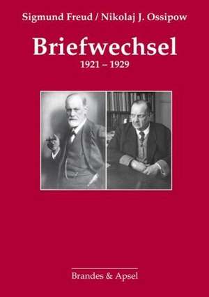 Briefwechsel 1921-1929 de Sigmund Freud