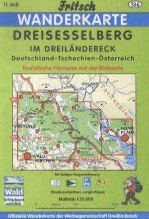 Dreisesselberg 1 : 35 000. Fritsch Wanderkarte