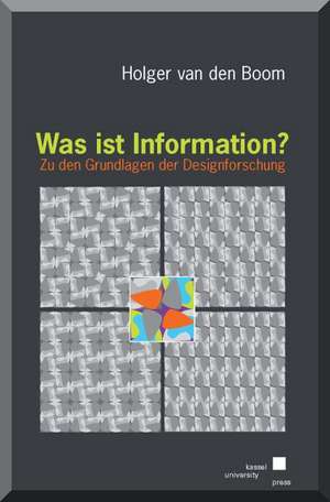 Was ist Information? de Holger van den Boom