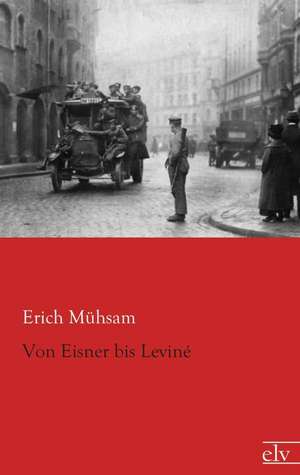 Von Eisner bis Leviné de Erich Mühsam