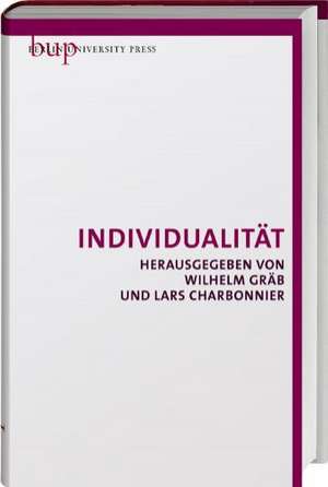 Individualität de Wilhelm Gräb