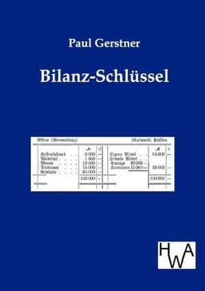 Bilanz-Schlüssel de Paul Gerstner