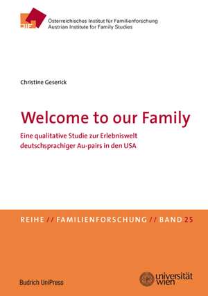 Welcome to Our Family de Christine Geserick