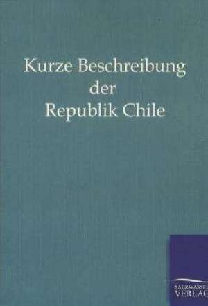 Kurze Beschreibung der Republik Chile de Salzwasser Verlag