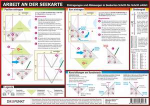 Arbeit an der Seekarte de Michael Schulze