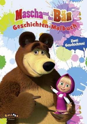 Mascha und der Bär - Geschichten-Malbuch de Renate Zöller