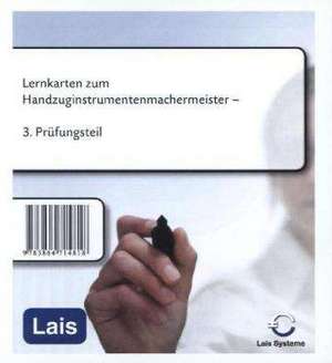 Lernkarten zum Handzuginstrumentenmachermeister