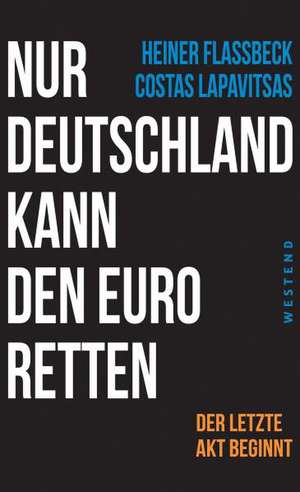 Nur Deutschland kann den Euro retten de Heiner Flassbeck