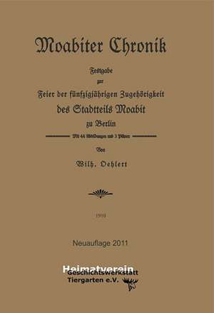 Moabiter Chronik de Wilhelm Oehlert