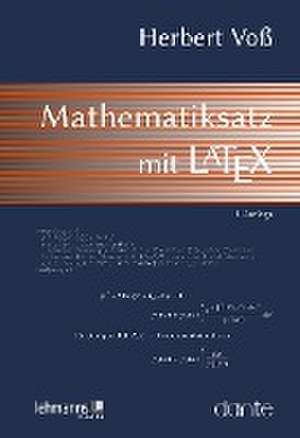 Mathematiksatz mit LaTeX de Herbert Voß