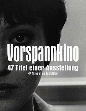 Vorspannkino de Susanne Pfeffer