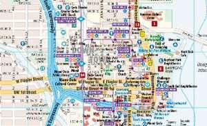 Miami 1 : 15 000. City Center Map